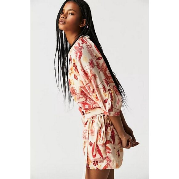 💕AGUA BENDITA💕 Linnea Romper - Shaka Tropical Print Medium M NWT - Picture 6 of 16